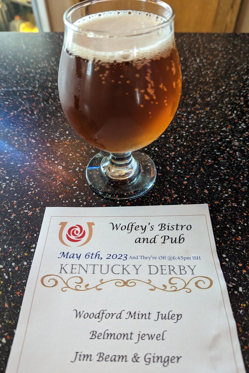 Kentucky Derby Time. On Tap Kentucky Bourbon Barrel Ale. Enjoy Enjoy #KentuckyDerby
