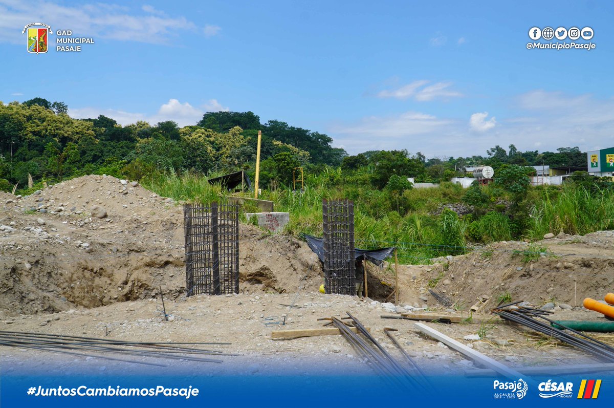 municipiopasaje's tweet photo. Con el paso elevado se habilita el abastecimiento de 200 litros por segundo con la nueva tubería desde la planta a los reservorios, esto garantizará la distribución de agua potable a todos los barrios.

#agua #vida #salud #bienestar #desarrollo #inversion #trabajo #Beneficios https://t.co/FkGJYJS7cr
