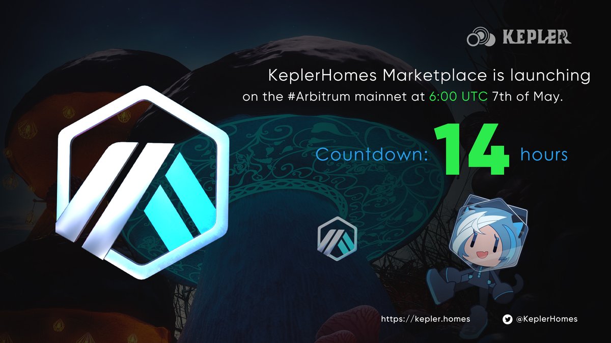 1/2🧑‍🚀💙🧡 <a href="/KeplerHomes/">KeplerHomes</a> NFT MarketPlace will soon be live on #Arbitrum mainnet and Early supporters of the Kepler #AirDropBox will get priority access.

💙 #PreSale On Arbitrum
👉 presale-arb.kepler.homes

🧡RT Tag &amp; 3 FDS
🧑‍🚀$50 #USDC  for 5 People, 48H