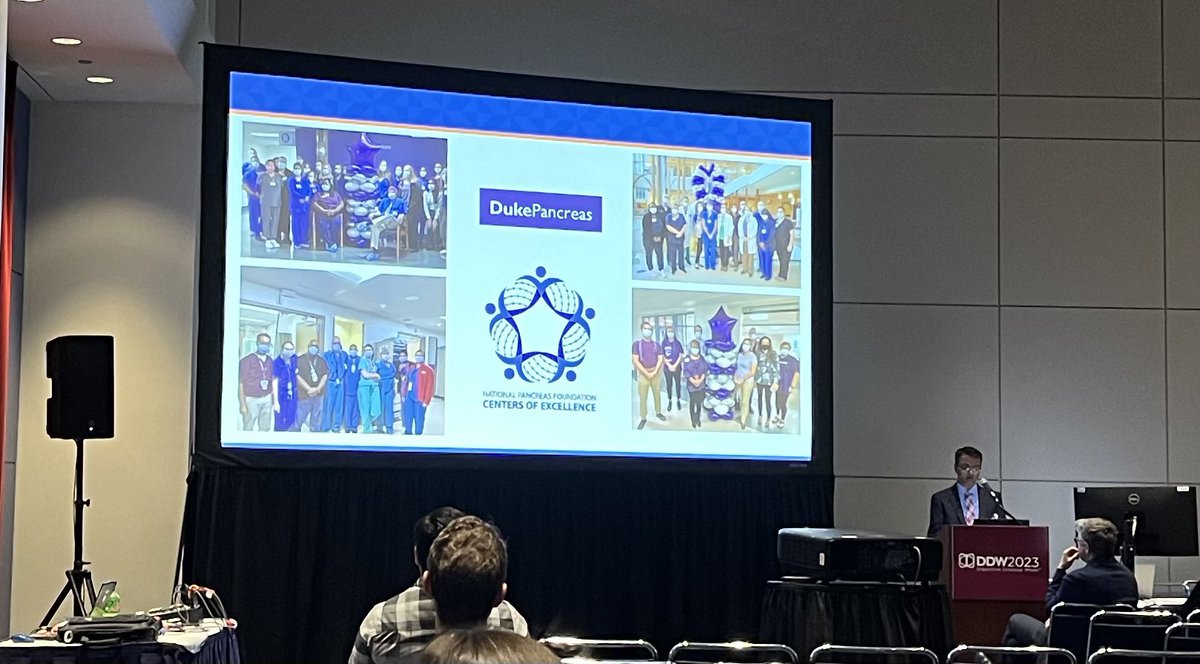 Great presentation by @DKothariGI sharing his experience establishing the multidisciplinary pancreas clinics for @Duke_GI_ and the Durham VA. Wonderful patient centered approach. #DDW2023