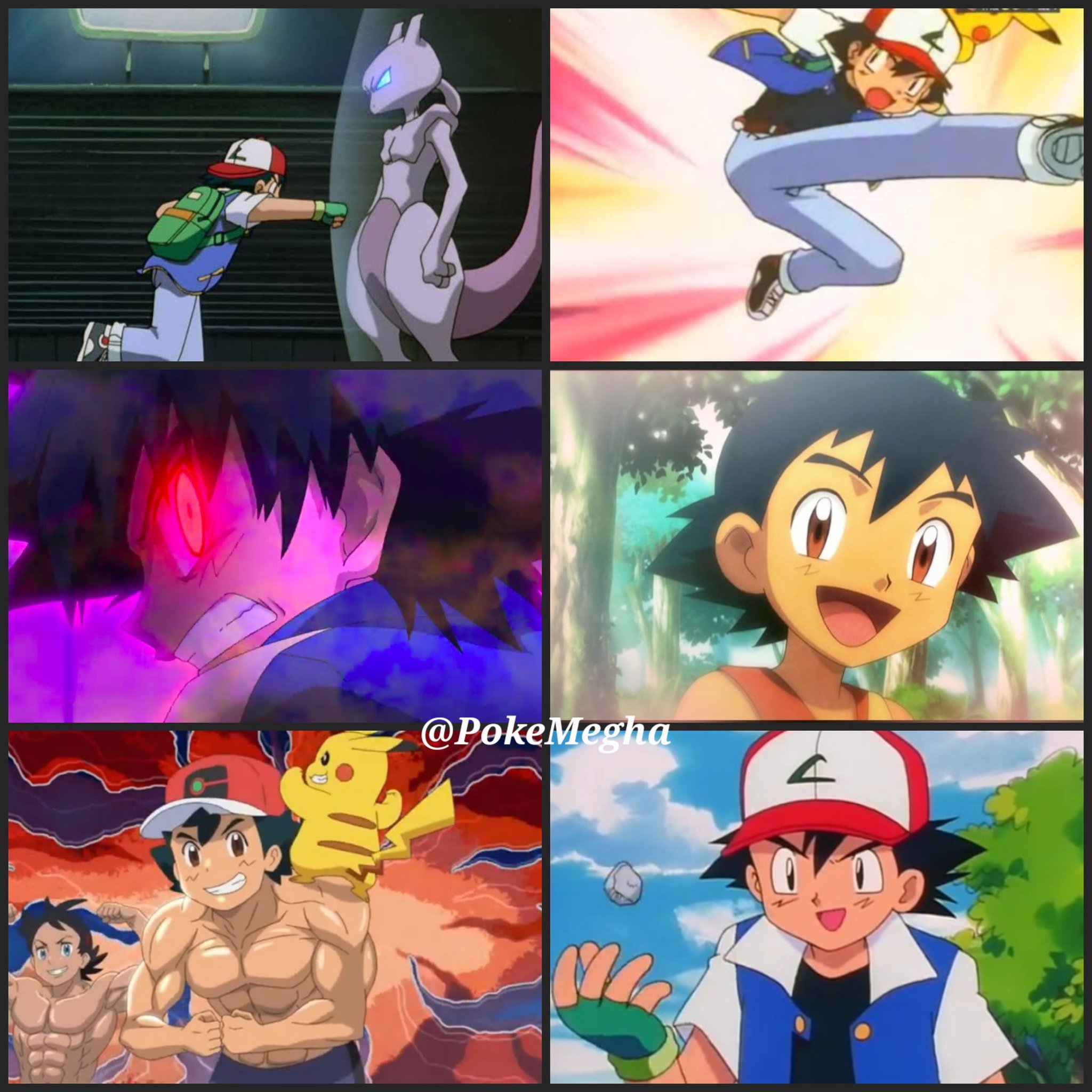 PokéMegha✨ on X: ✨More Moves!!✨ ✨Mega Punch ✨Mega Kick ✨Glare ✨Captivate  💥Bulk Up 🪨Rock Throw #Anipoke #Pokemon #AshKetchum   / X