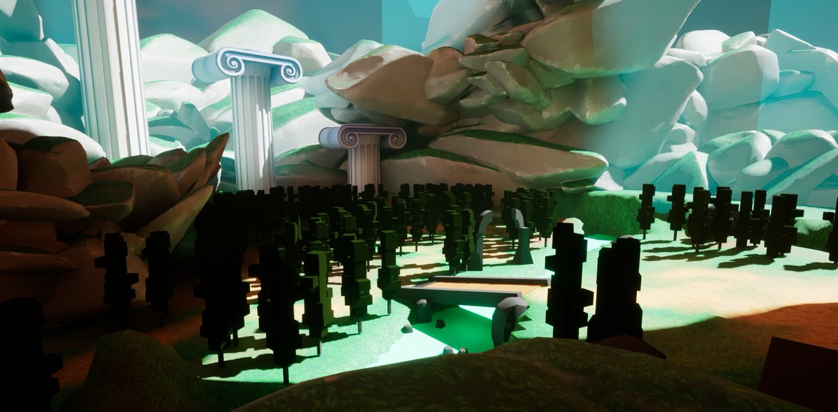 Nora_GameDesign's tweet image. Here some screenshot of the progress of the project, some Light Test for the environment 😁#ScreenshotSaturday #steamgame #gaming #gamedev #leveldesign