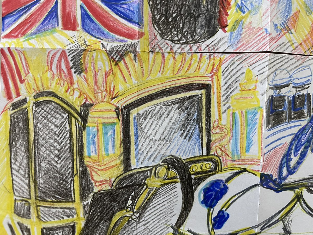 BecTonksArt's tweet photo. Coronation doodles whilst watching 🇬🇧👑🎉 #KingCharlesIIICoronation #KingCharlesCoronation #letscelebrate #Coronation #letsdoodle #illustration https://t.co/EtWiJAl0Pe