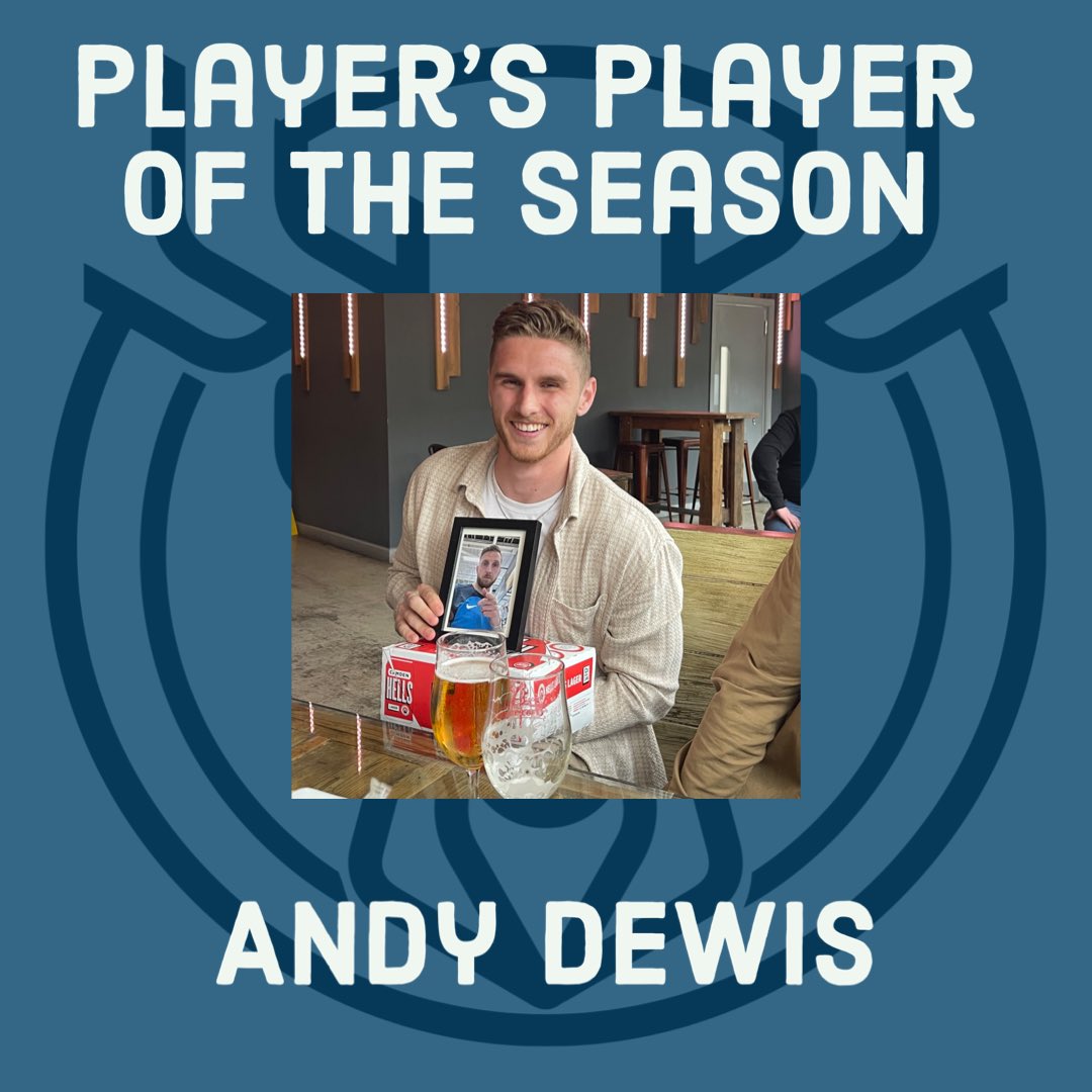 West_end_fc's tweet photo. Finally our players player. The one everyone wants to win and one that’s very deserved for being a bright spark in our dull season. @ajdewis_ again ladies and gentlemen.

#UpTheWestEnd🦌 https://t.co/tZzrctQCAS