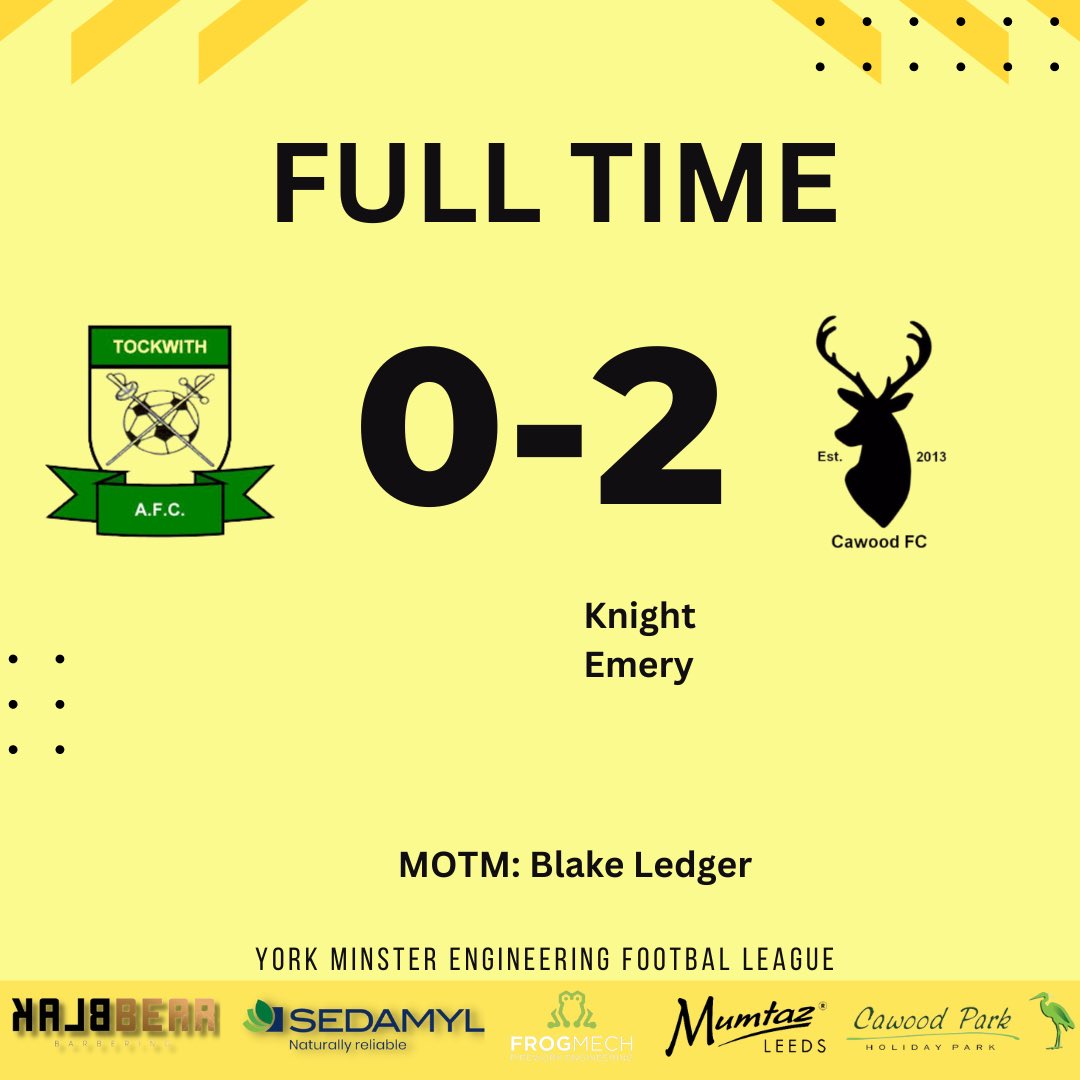 Cawood FC tweet media