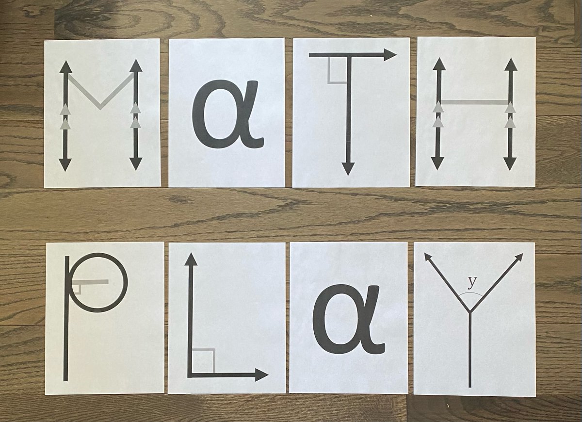 #MathPlay Classroom Decoration Idea🏫💡
Thank you @mathequalslove for sharing your awesomeness🙏
#CodeBreaker #ITeachMath #MTBoS #ElemMathChat #STEM #MathChat #MathIsFun #MathArt #teach180

🔗Full Alphabet - mathequalslove.net/mathematical-a…