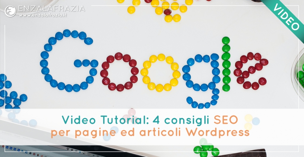 Vuoi migliorare il posizionamento sui motori di ricerca dei tuoi articoli e delle tue pagine WordPress? In questo video ti do 4 consigli basilari su come fare il SEO per ogni singolo contenuto del tuo sito: enzalafrazia.it/video-tutorial…