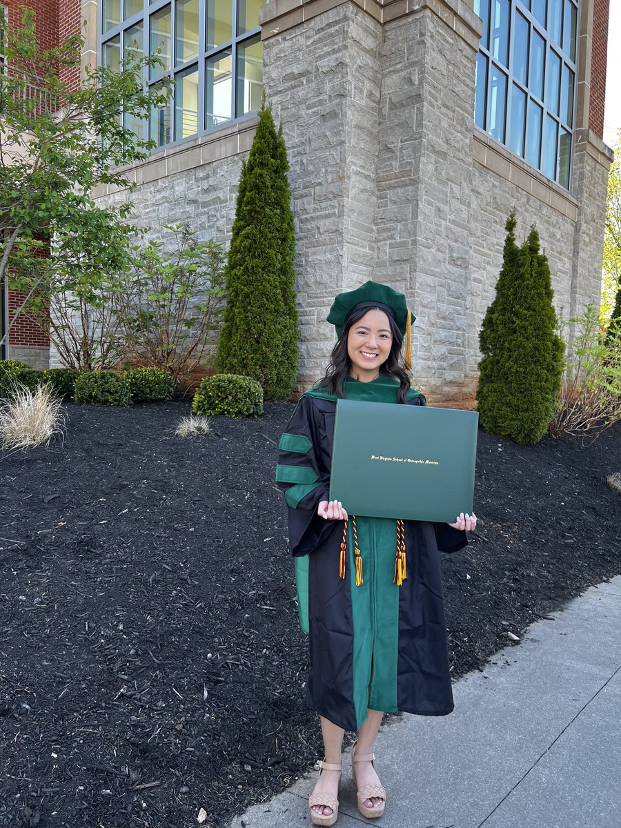 DrNanCout's tweet photo. Officially Dr. Nancy Couturier, DO! Next stop, Ann Arbor @MottChildren 〽️ https://t.co/NdxaI5tGyD