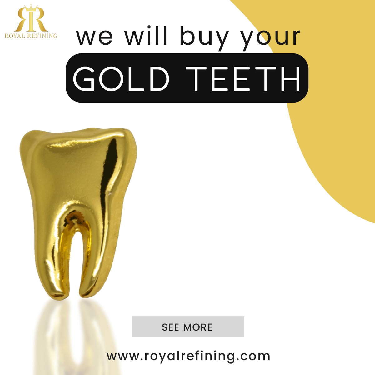 RRefining's tweet image. If you are looking for someone to buy your gold teeth, unwanted gold jewelry contact us today!

We have some amazing deals, you should not miss out!

•
•
•

#DentalRefiner #MetalRefiner #Dental #DentalArt #Dentalife #CashforGold #Dentist #PreciousMetal #Gold #Goldprice