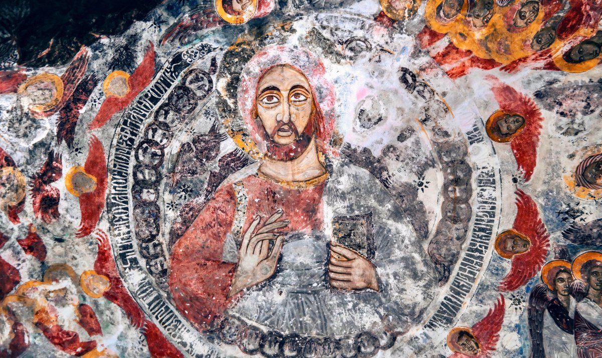 lecionariocr's tweet photo. QUINTO DOMINGO NA PÁSCOA

Atos 7:55-60 
Salmo 31:1-5,15-16 
1 Pedro 2:2-10 
João 14:1-14

Arte: Jesus e os Apóstolos (Pantocrator); Mosteiro de Sumela; Trabzon, Turquia.

#SumelaMonastery https://t.co/v61oX7q35X