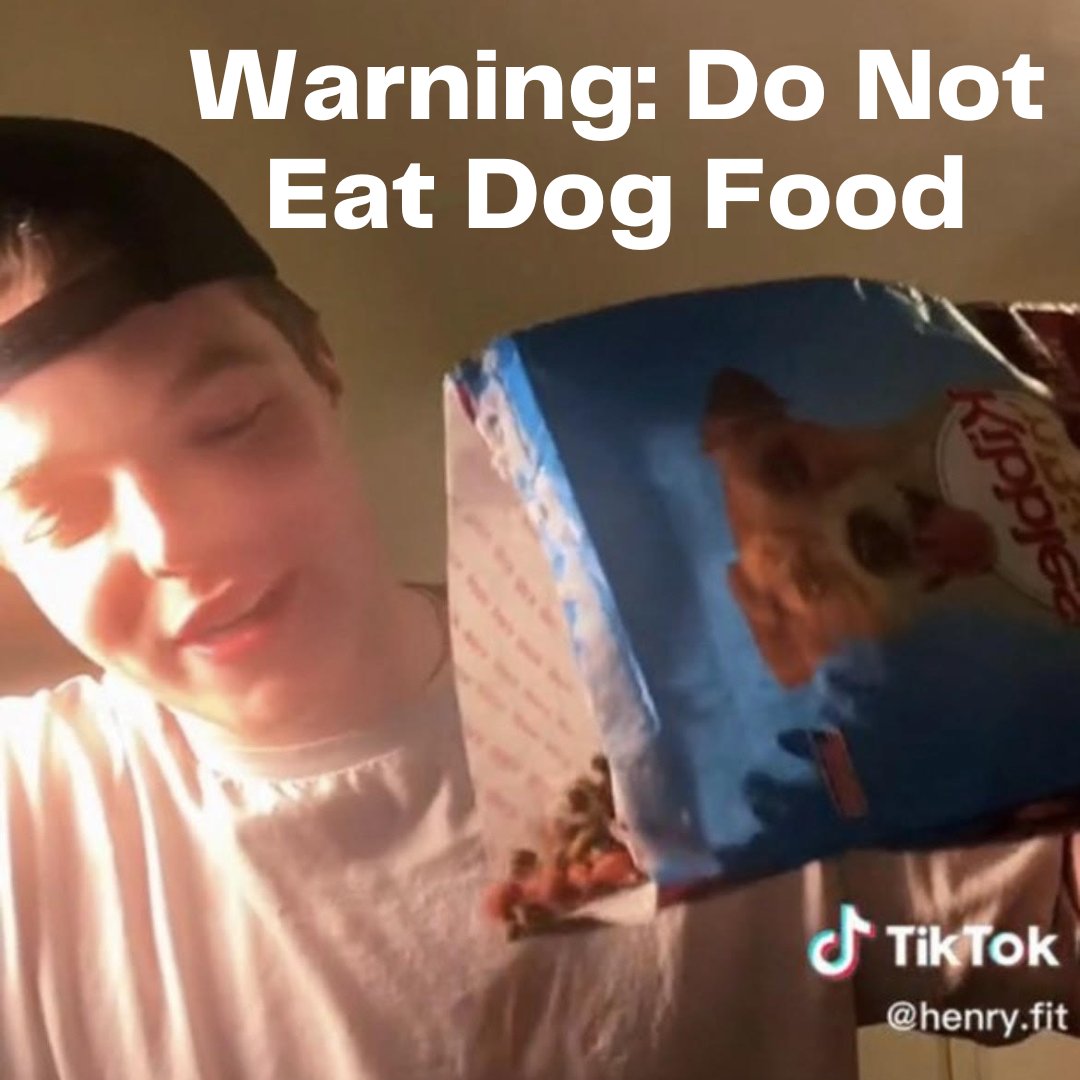 WARNING: do NOT eat dog food. Read more at buff.ly/3p9KCGt