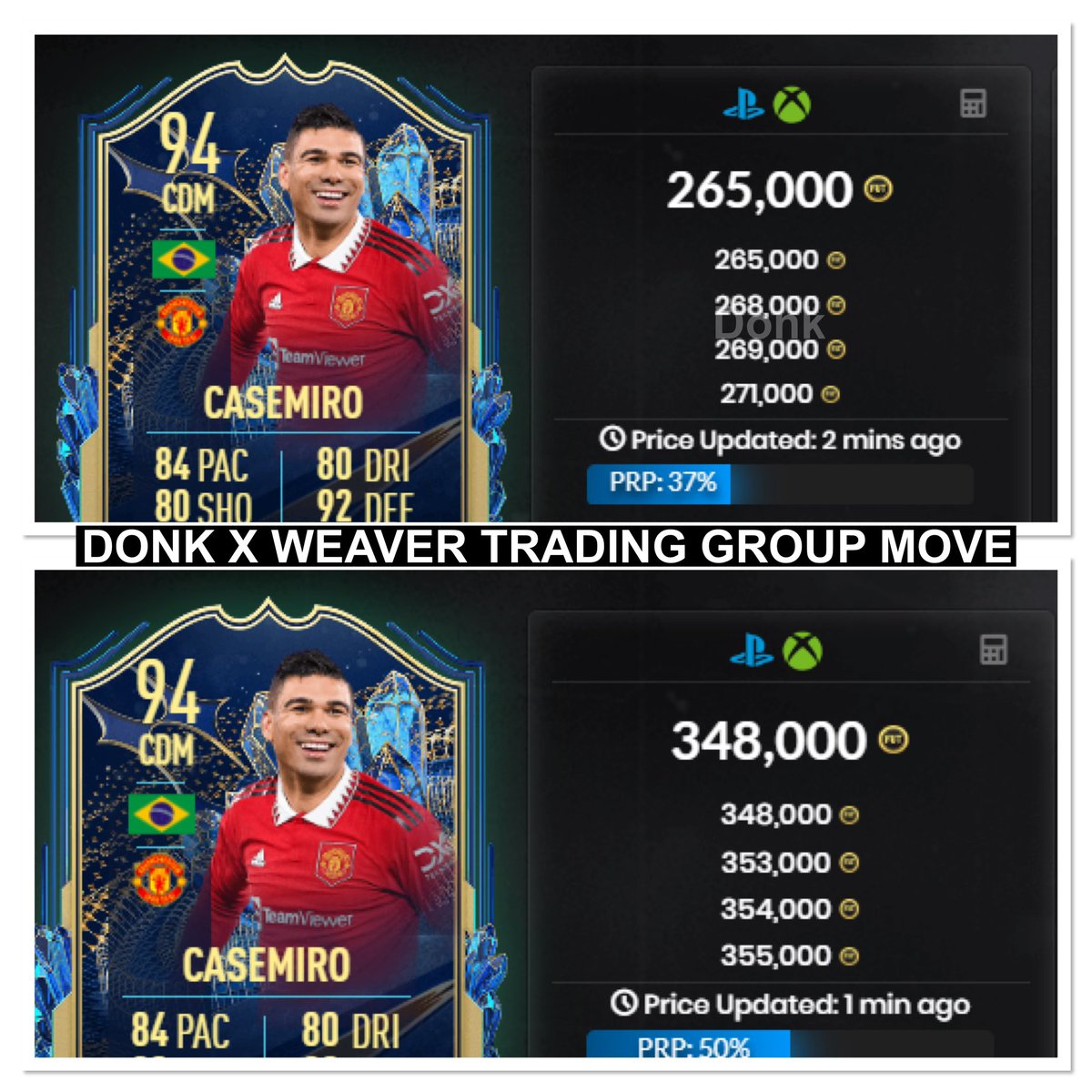 Donk 🍊 on Twitter "Fridays PL TOTS release was 🔥 Martinelli 🇧🇷 / 470k