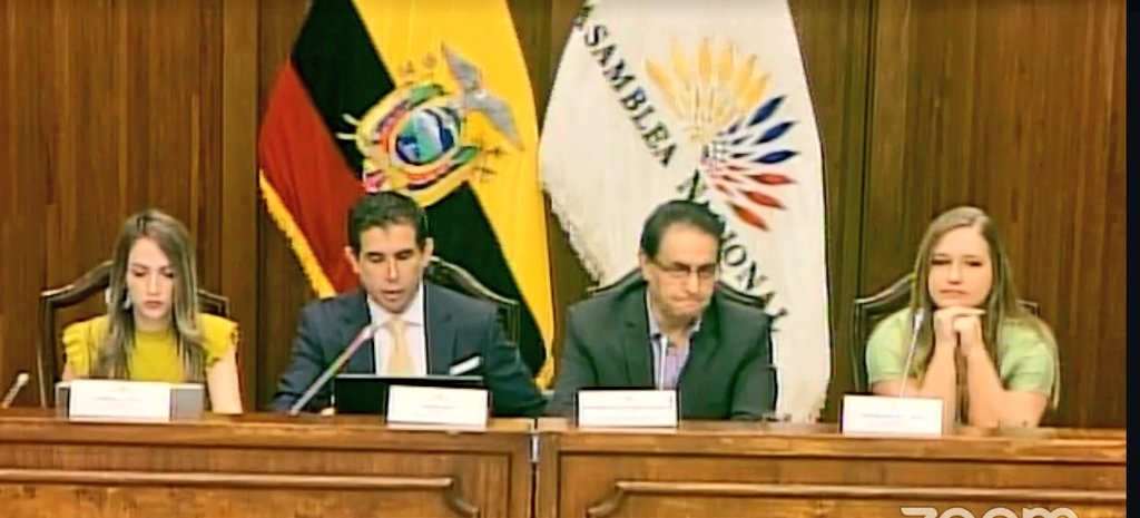 relicheandres's tweet photo. Pasadas las 10h00 de este sábado se instaló la comisión de @FiscalizacionAN de la @AsambleaEcuador para conocer y votar el informe de juicio político contra el presidente @LassoGuillermo elaborado por los asesores (no por los asambleístas). https://t.co/Xbzvsl2z4V