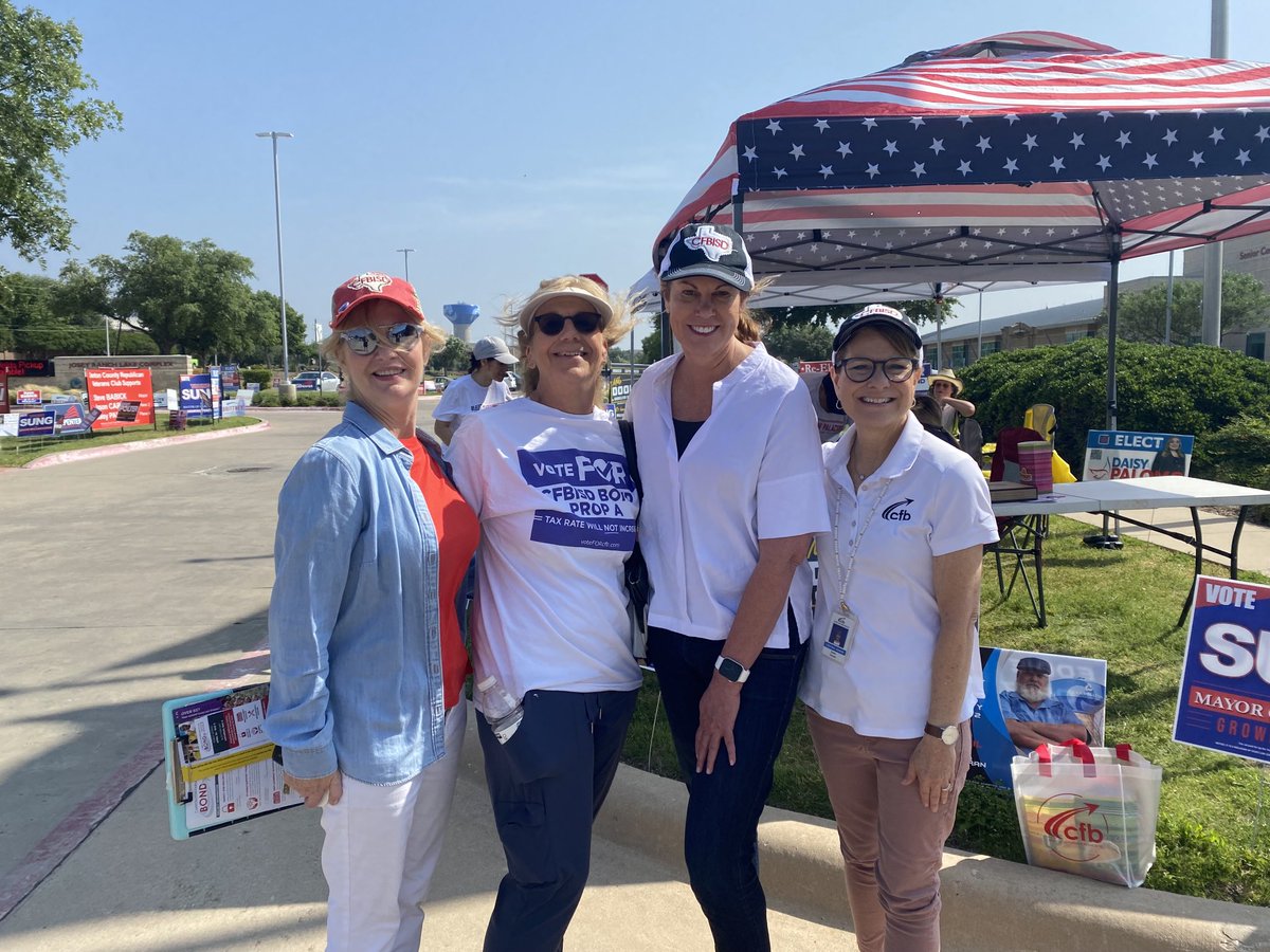It's Election Day!! #vote ⁦<a href="/CFBISD/">Carrollton-Farmers Branch ISD</a>⁩