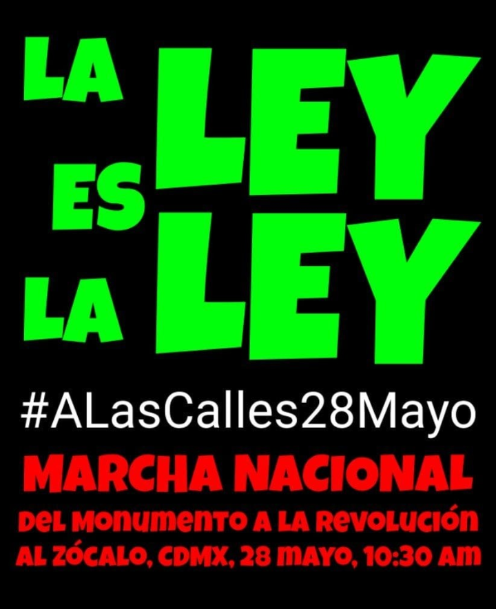 #ALasCalles28Mayo 
#CampamentoMéxico
<a href="/chaleco/">transnivarlo</a>