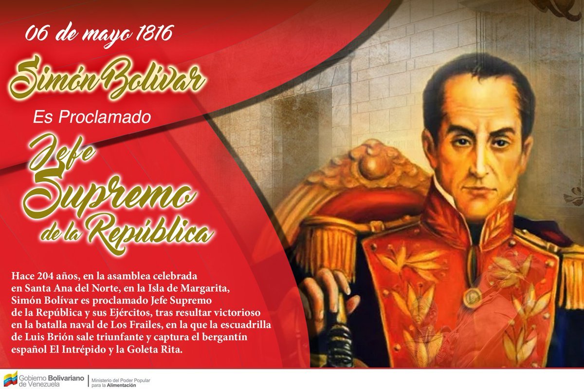 Estomatología Puerto Padre.
Un día como hoy pero de 1816 es proclamado Simón Bolívar como jefe Supremo de la República.
#SomosCuba  
#SomosContinuidad 
#SomosRevolución