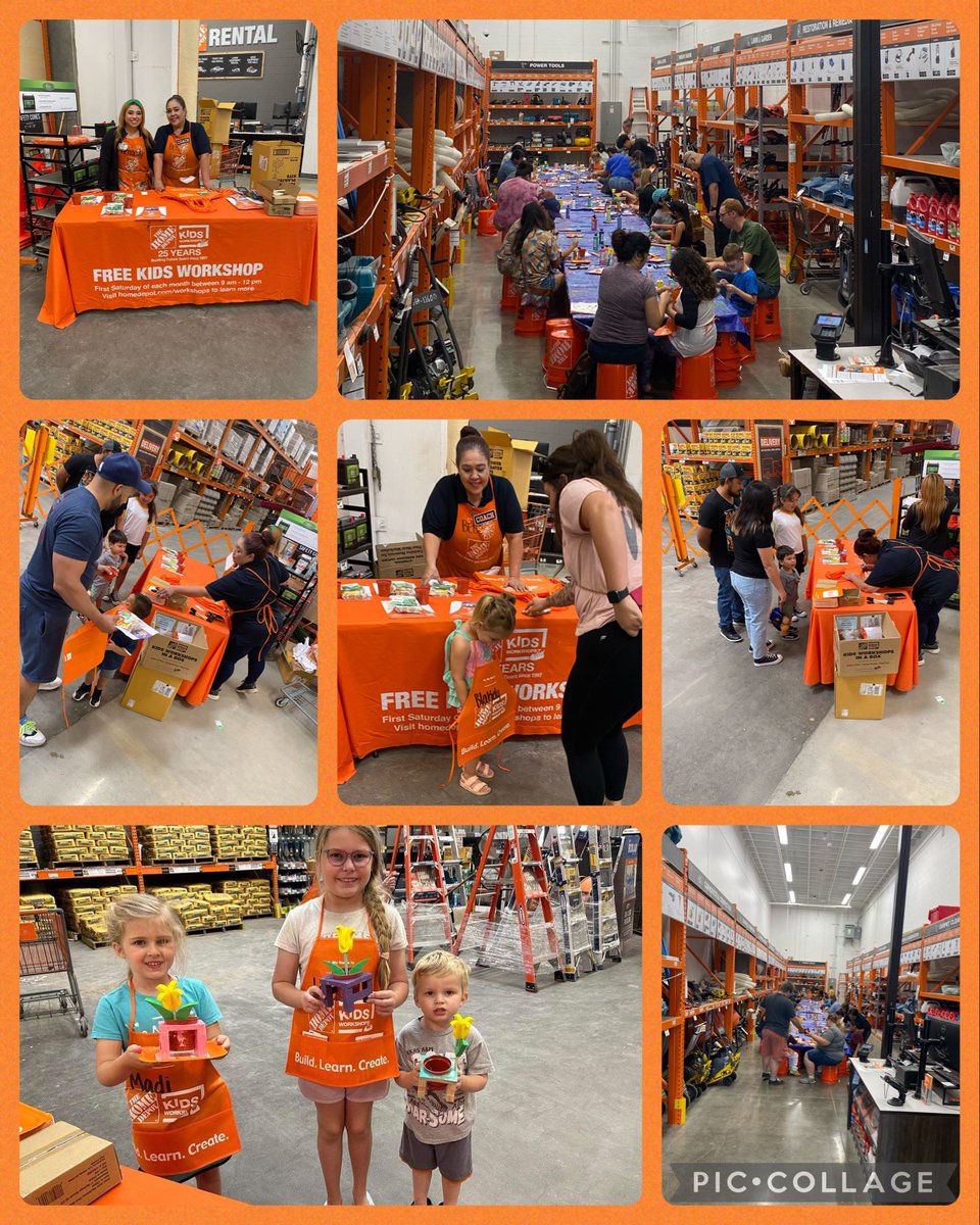 #kidsworkshop and #toolrentalcenter partnering up today at #thd6564 🛠️🛠️@65fbea @JeffSmi82868051 @Jennifer_HD6564 @JimmyEchavarria @Jacob_Kautz_ @Hanna08258794 @CorpusAmy @Chrissaw3 @krv237