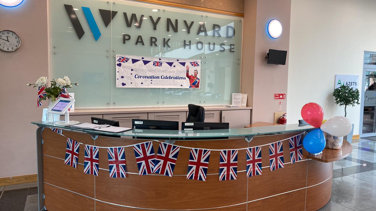 Wynyard_BP's tweet photo. The #kingscoronation is a day to remember, and we were thrilled to be part of it.  Mind joined Wynyard Business Park in celebrating with tenants and visitors in the run up to Saturdays crowning of our beloved King.🤴 ❤️ 🤍💙 https://t.co/RW4ChYnazE