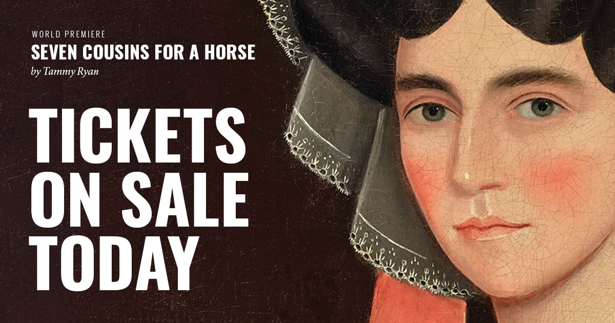 The world premiere of Seven Cousins for a Horse by Tammy Ryan is now on sale: thrownst.one/tix

10 performances. Must close July 23.

#Art #Family #America #Change #Theatre #AmmiPhillips #RidgefieldCT #NewPlays #WorldPremiere #ThrownStone #theater