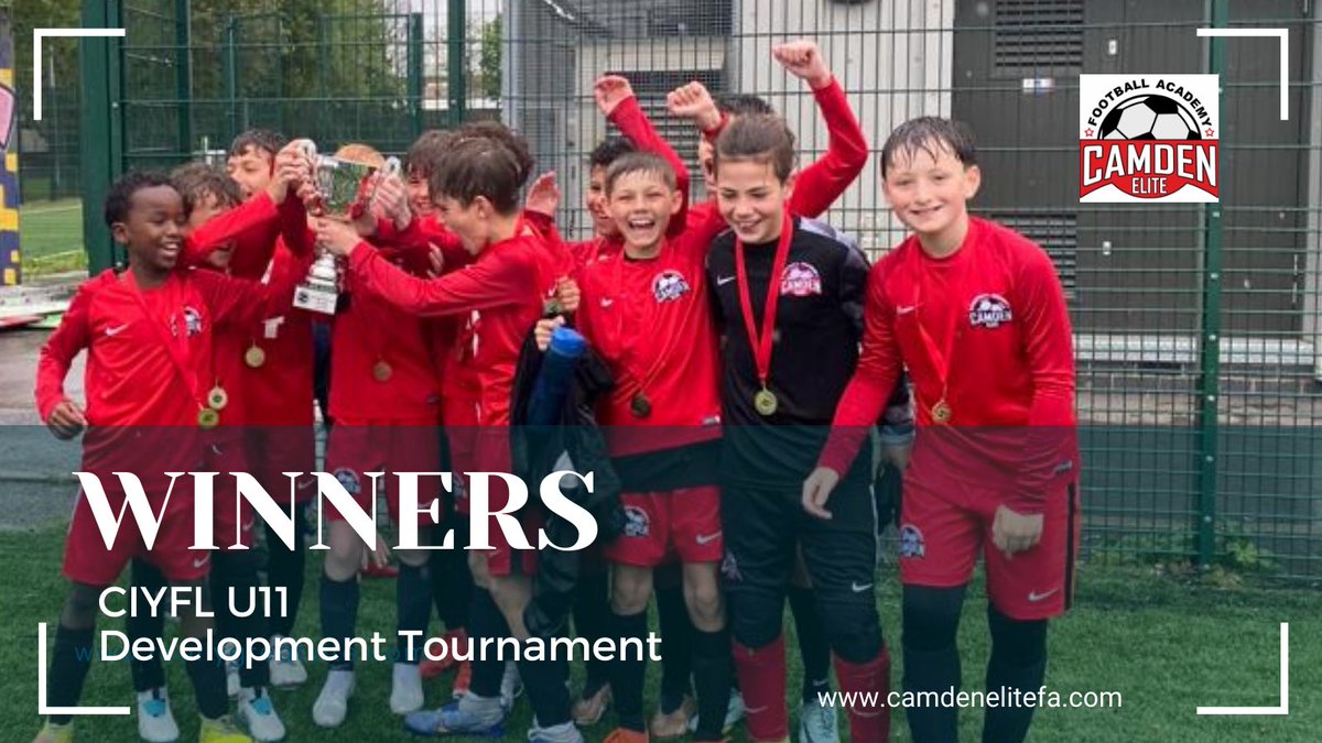 Well done to our U11s team for winning the CIYFL Development Tournament today at Market Road. Keep it up boys!!👏