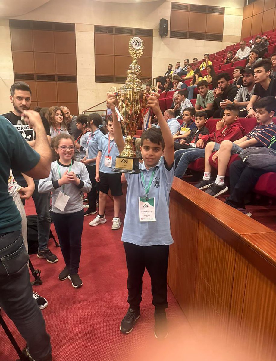 And Guess what?...

My nephew won 😍🎉♥️
Salah our champ 💪🏻
#LebaneseUniversity #Robotics