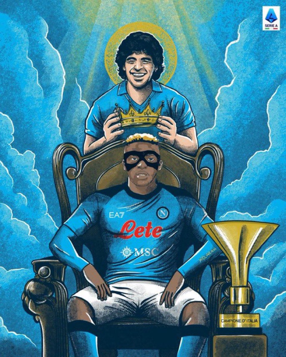 The new crowned king in Napoli 👑  

#NAPOLISCUDETTO