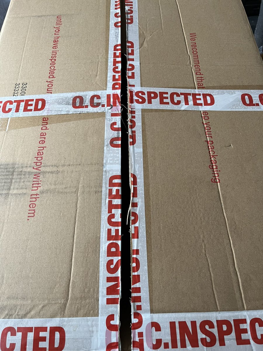 lindsell29's tweet photo. @OFLoakfurniture - received our 3rd attempt of getting our chairs that we paid for in Nov 2022, cancelled delivery Christmas but we got over it. These latest chairs were apparently Quality inspected to ensure store standard! https://t.co/vJsHUzkGnY