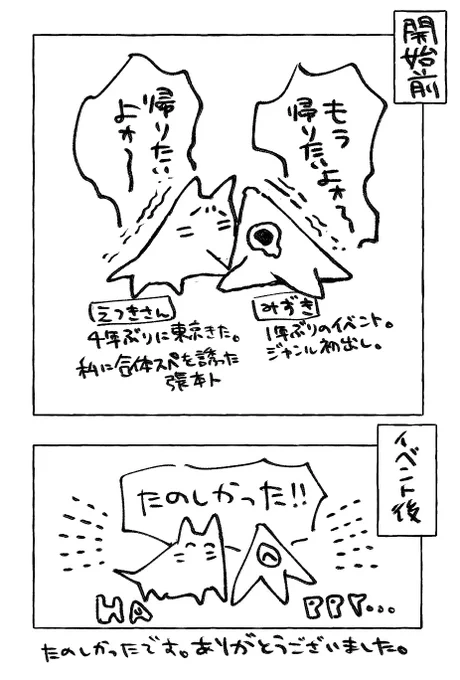 スパコミの思い出です。間の細かい記憶がない。 
