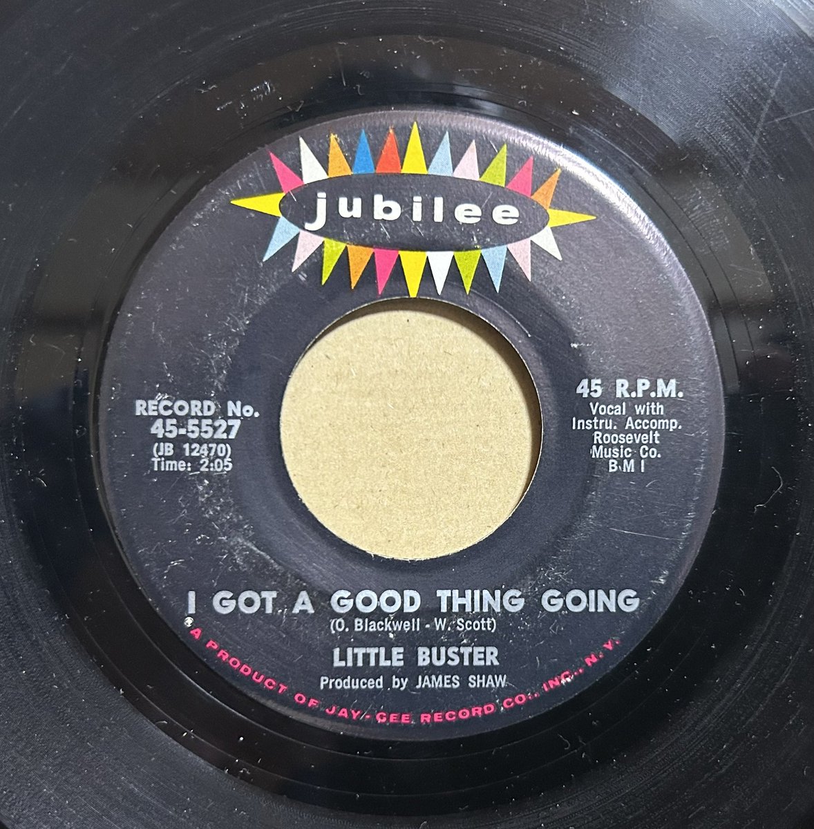 KingGuitarClass's tweet photo. 今日の1曲!
Little Buster,
I Got A Good Thing Going.
https://t.co/fCmxtzGIao
#soul
#jubileerecords
#littlebuster
#eddiebusterforehand https://t.co/3rkmgG1vec