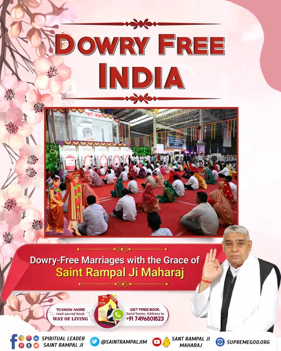 #saturdaymotivations 
#GodNightSaturday 
Dowry free India 
A dream only can be true under the guidance of @SaintRampalJiM