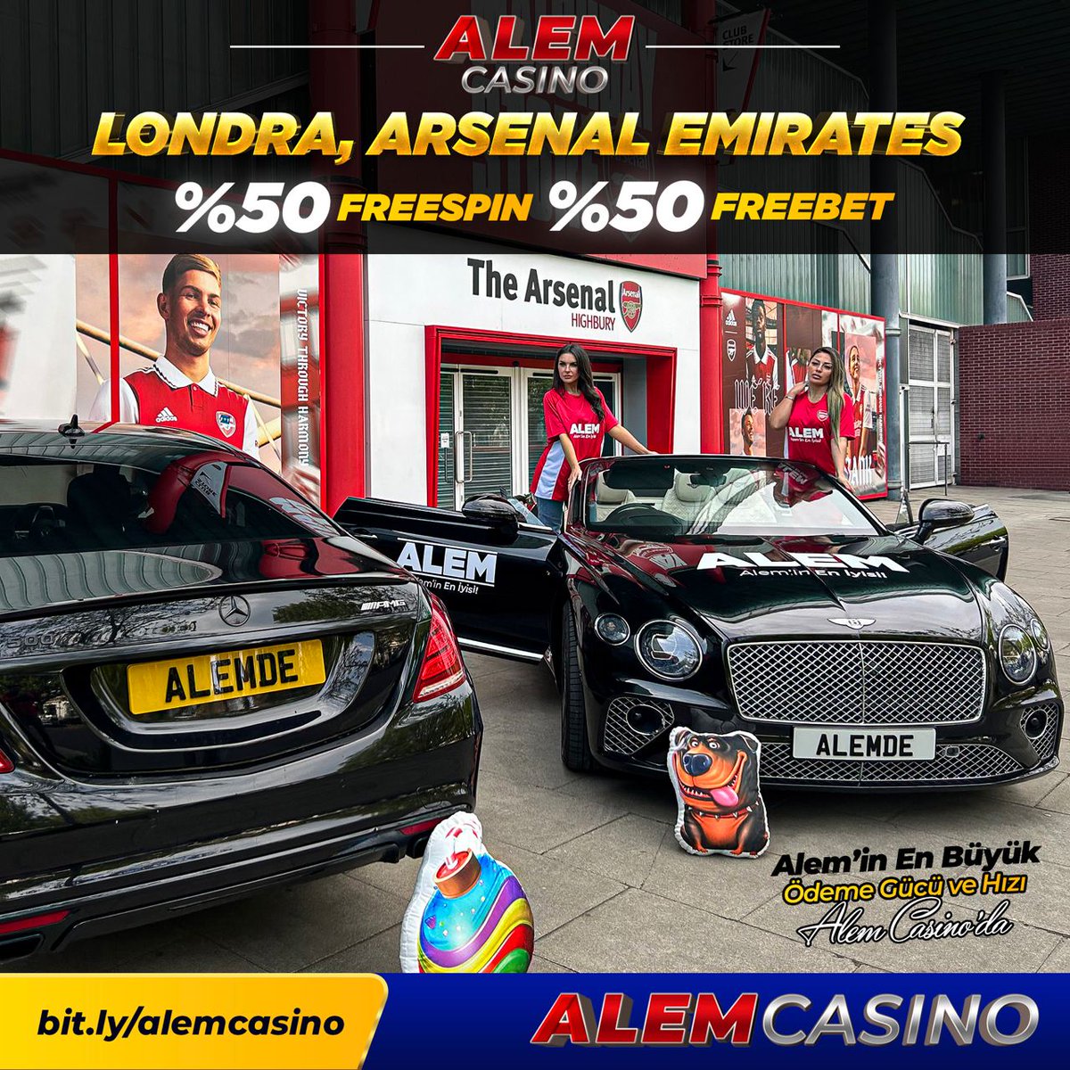 🎰 Alemcasino ' da %50 Freebet ve %50 Freespin!

💲 Alem'in en büyük ve ödeme gücü AlemCasino!

😎 Detaylar ve üyelik için 👉 bit.ly/superalem