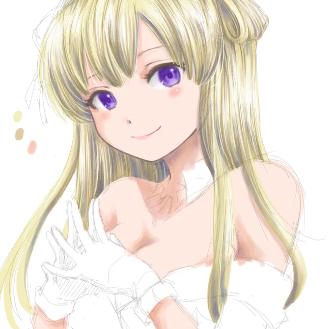 PC不調でドローイングソフトがかくかくしてしまってフレッチャーの誕生日間に合わなかった('ω`)…めちゃ途中 PC何とかなったらリベンジしたい