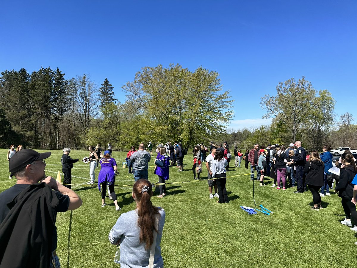 CM_Ecklund's tweet photo. What a perfect day for the Genesee Region Special Olympics at Avon CSD. What a wonderful celebration! #avoncsd @klevine6520 @R_Wagner07 @avon_central https://t.co/ate0uV8XSG