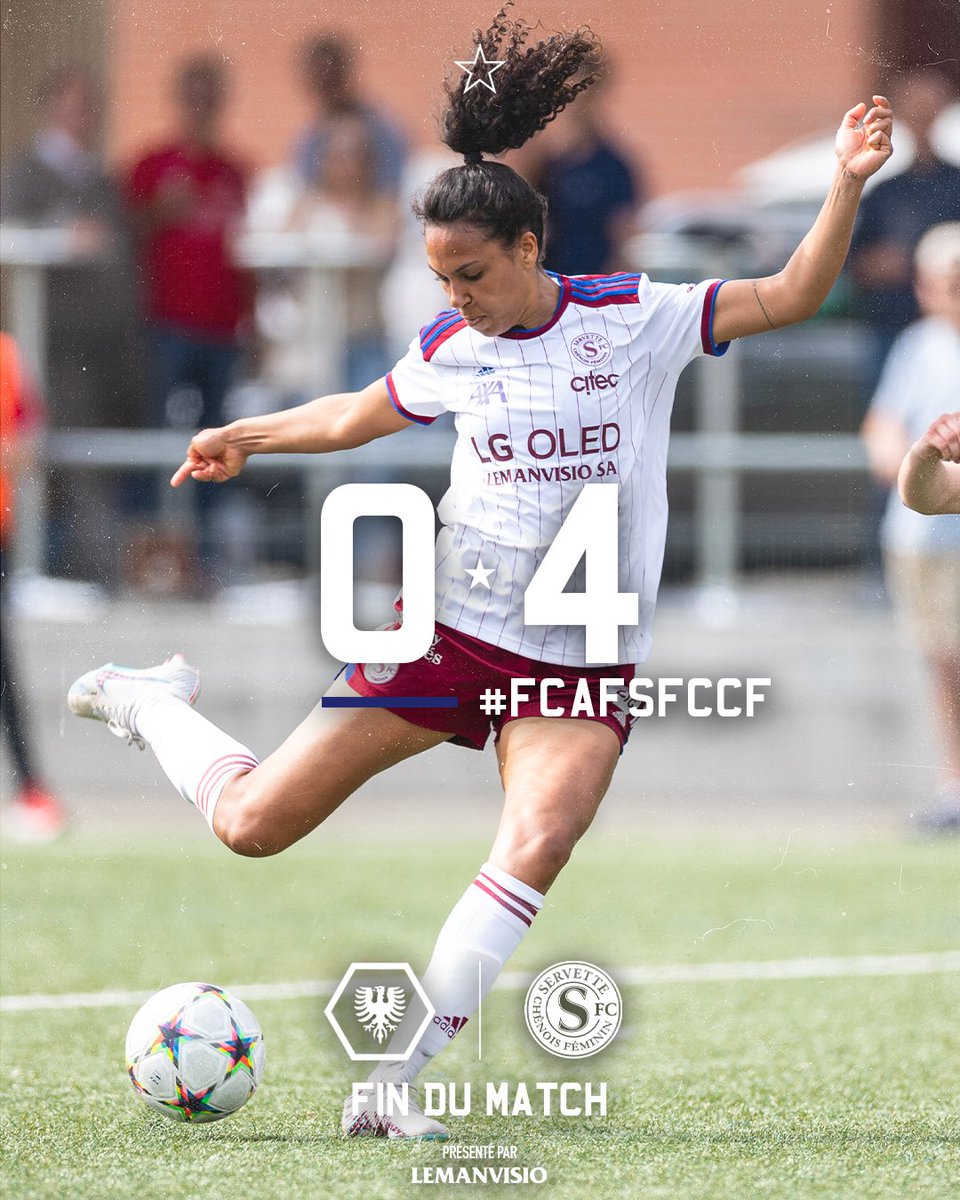 𝐋𝐚 𝐯𝐢𝐜𝐭𝐨𝐢𝐫𝐞 𝐩𝐨𝐮𝐫 𝐥𝐞𝐬 𝐆𝐫𝐞𝐧𝐚𝐭 ! 👊🔥🇱🇻

Servette s'imposent 4️⃣-0️⃣ en terres argoviennes grâce à un doublé de Bourma et des buts de Sow et Saoud !

🔜 Match retour à la Fontenette samedi prochain !

#NotreVilleNotreClub