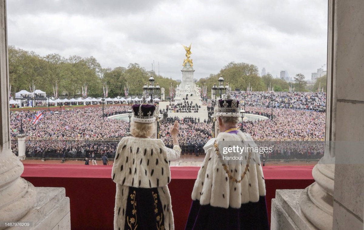 An honour to shoot ‘behind the scenes’ and a never seen before angle from today’s historic Coronation, what a day!!!!!! 🇬🇧