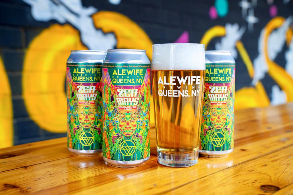 New #beerrelease First up is Zea Mays, this Mexican Style Lager is brewed with flaked maize to create a high clarity lager with low bitterness. Perfect for those summer-like days get your 4-pack by visiting us online or in person at the taproom. #alewifebrewing