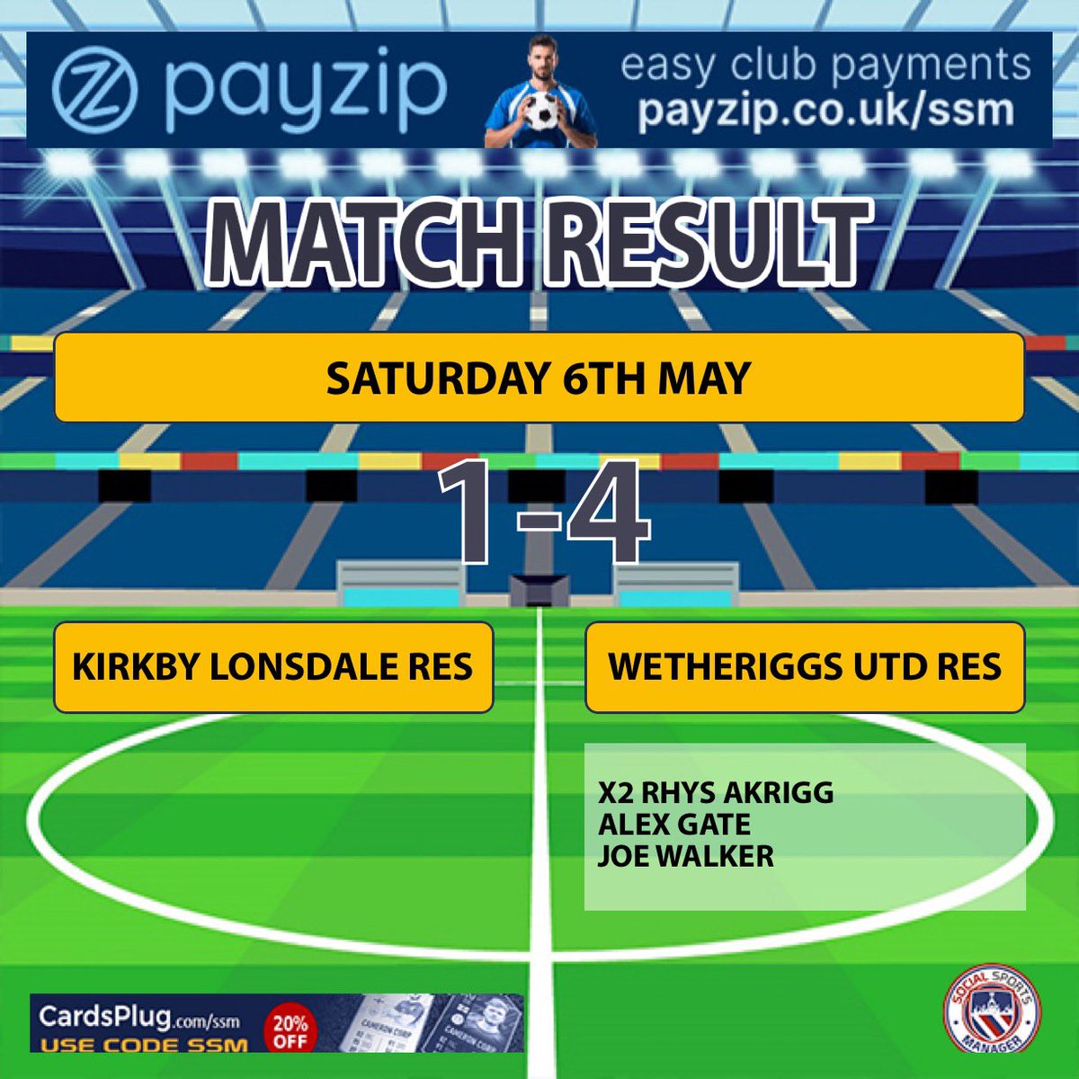 WetheriggsUtdFC's tweet photo. Reserves Promoted to Division 3 after a well deserved win at Kirkby Lonsdale!!!! 

Brilliant season for the young side, all eyes now on next Saturdays Austin Wren Cup Final 🏆 https://t.co/mTKBR9nowh