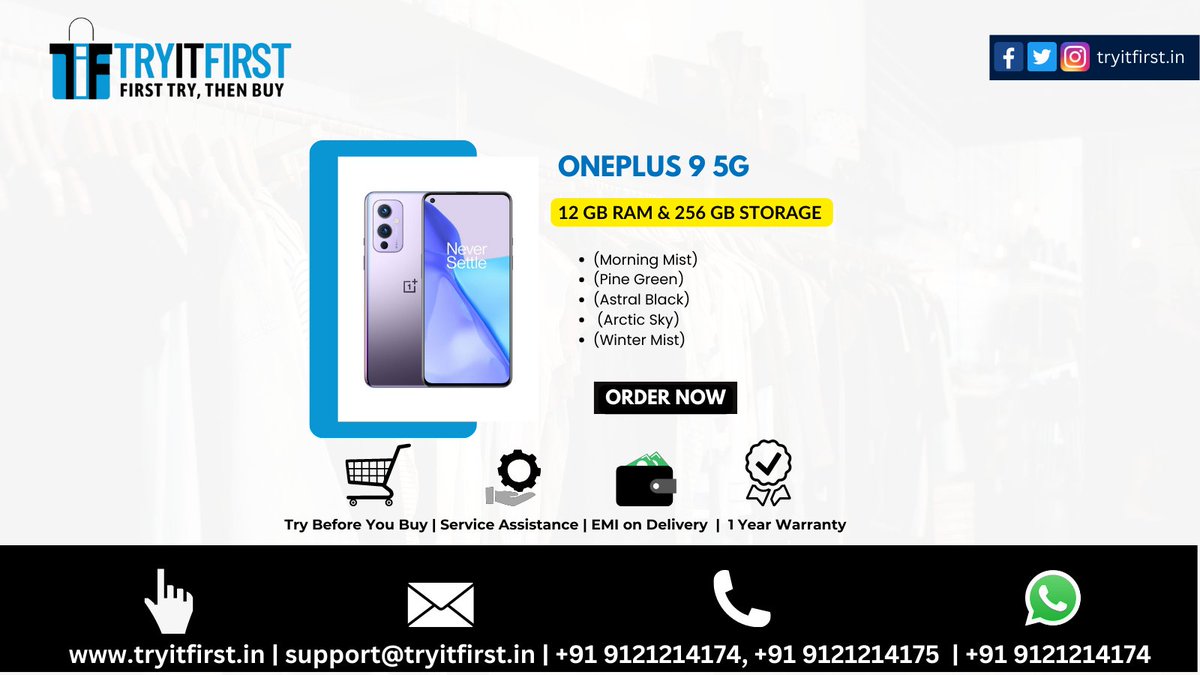 tryitfirstin's tweet photo. Visit: https://t.co/IrcFlr4UJO
Mail: support@tryitfirst.in
Call : +91 9121214174, +91 9121214175
Whatsapp: https://t.co/uLQGRHbIDT
#tryitfirst #smartphone #mobile #gadget #laptop #smartwatch #smartband #smartdevice #samsung #samsunggalaxy #oppo #Vivo #dealsonline #dealoftheday https://t.co/p8253CFnOi