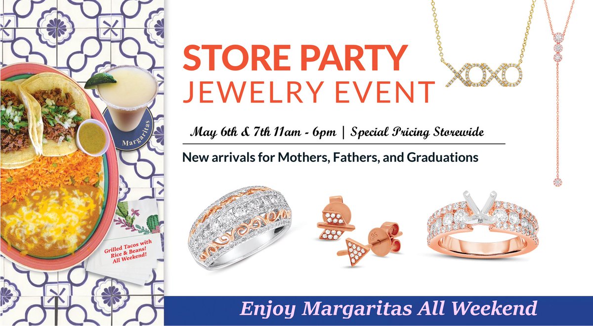 Diamond_Direct's tweet photo. Taco party today, Great food, desserts and margaritas, just for you! https://t.co/Kh2T9lmC11 https://t.co/SAFKU1D7rT