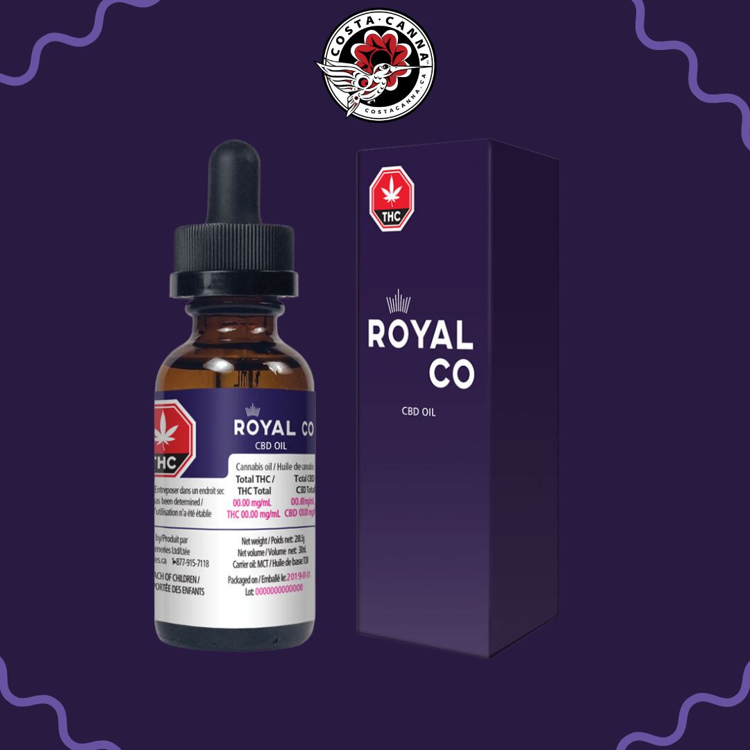 From our United Greeneries is Royal Co. CBD Oil. 
A high CBD oil made from top-quality, second-pull distillate suspended in MCT oil. 
With a higher CBD content and low THC content, this product is created with the “cannacurious” consumer in mind. 
Flavourless, no additional fl...