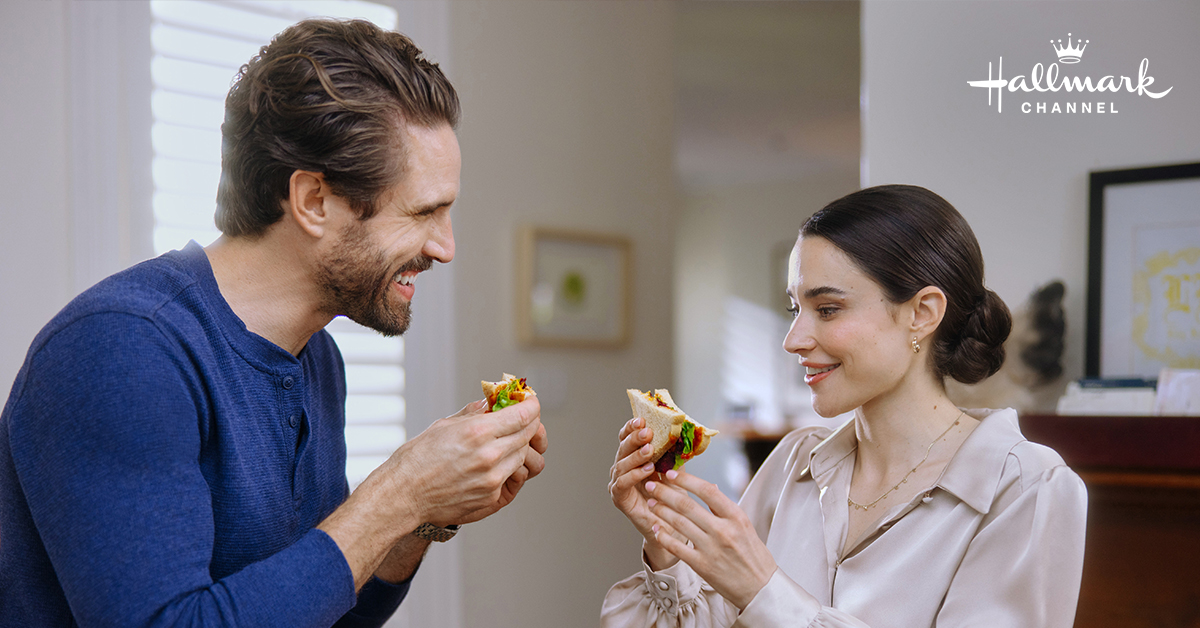 Rory <a href="/RhiannonMFish/">Rhiannon Marie Fish</a> convinces Noah <a href="/JimmyJamesOH/">James O'Halloran</a> to pretend to be her boyfriend while staying at a scenic B&amp;B. #WhenLoveSprings is all new tonight at 8/7c!