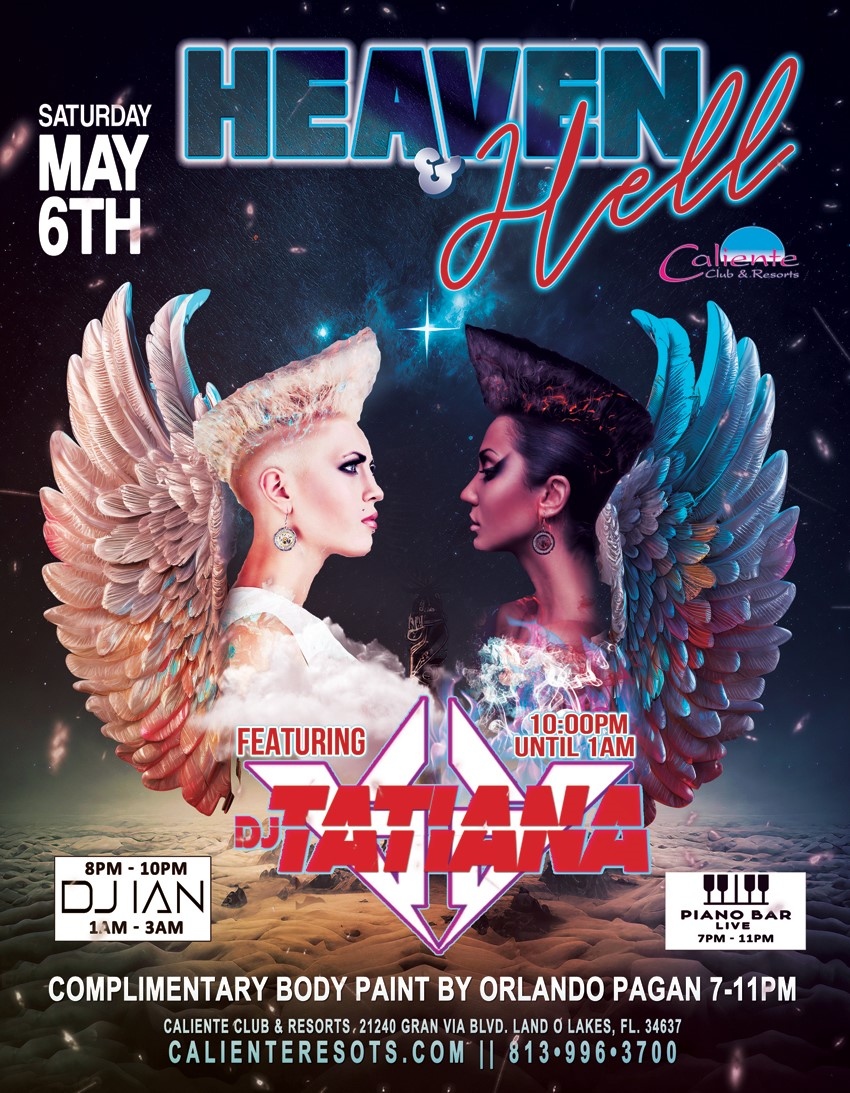 sdcmedia's tweet photo. Are you heavenly, or hellish? Let us be the judge ✨
▶️ Join @calienteclub via https://t.co/SPHyJBnkBr tonight ♦️
#CalienteResorts #SDC #lifestyle #heavenandhell https://t.co/zO65b0KCTJ