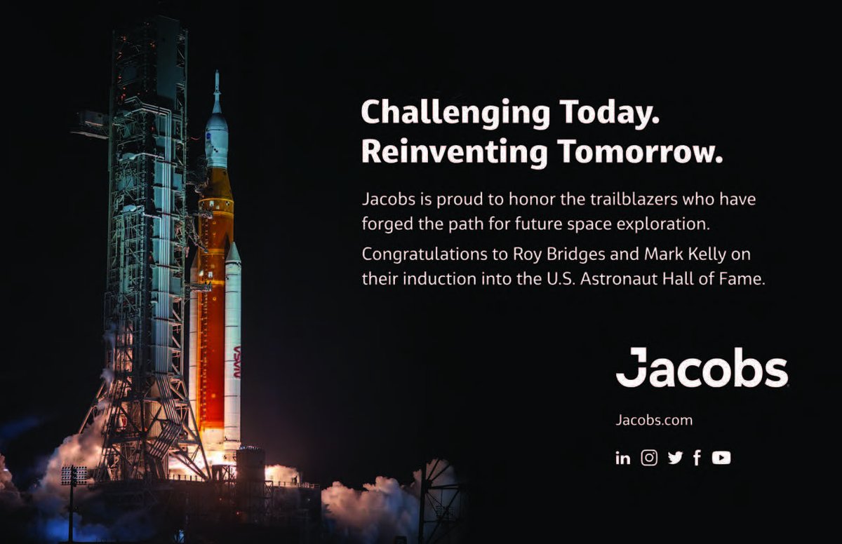JacobsConnects's tweet photo. Proud to honor the trailblazers who have forged the path for future space exploration. 

Jacobs is an induction sponsor of the @AstroScholarFdn Astronaut Hall of Fame Induction Ceremony and Gala. 👨‍🚀👨‍🚀

#ASF #AstronautScholarshipFoundation https://t.co/phR5RDBS0c