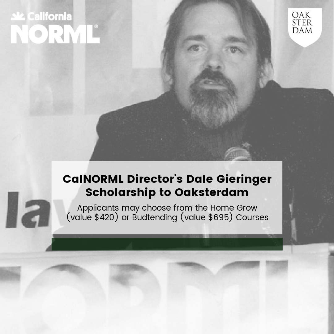 Oaksterdam's tweet photo. In honor of @CaliforniaNORML, Oaksterdam will award four scholarships to OU. Applicants may choose from the Home Grow (value $420) or #Budtending (value $695) Courses. Must apply by 5/20/23.
Apply: https://t.co/PcMzPxlaP3
#CannabisIndustry #CannabisOnline #caNORML https://t.co/i17ZWU5iV2