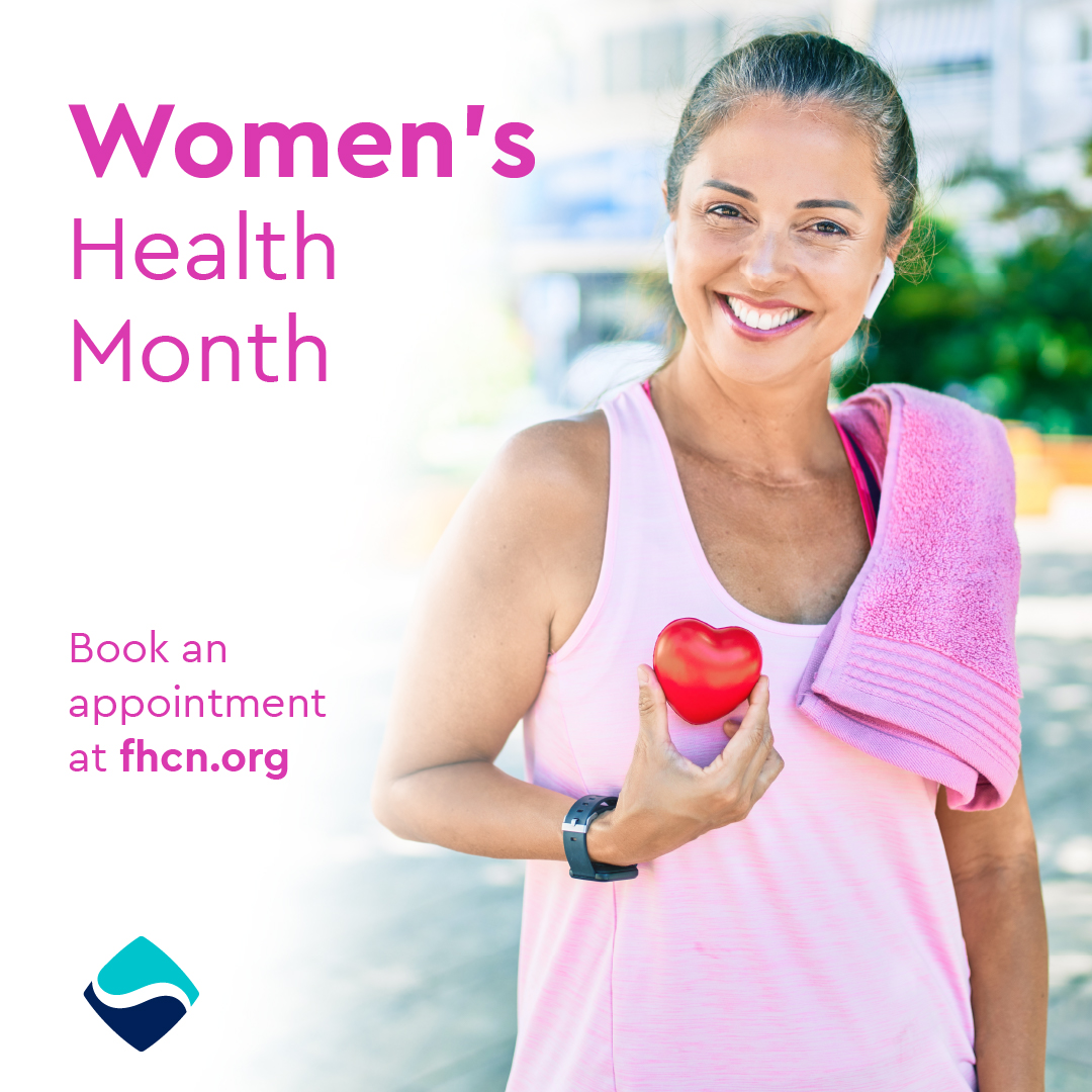 May is Women's Health Month! At FHCN we're proud to offer health care options that empower and support the women in our communities. Call 877-960-3426 or visit fhcn.org to schedule your next appointment or check-up!

#fhcn #WomensHealthMonth

Care Centered on You