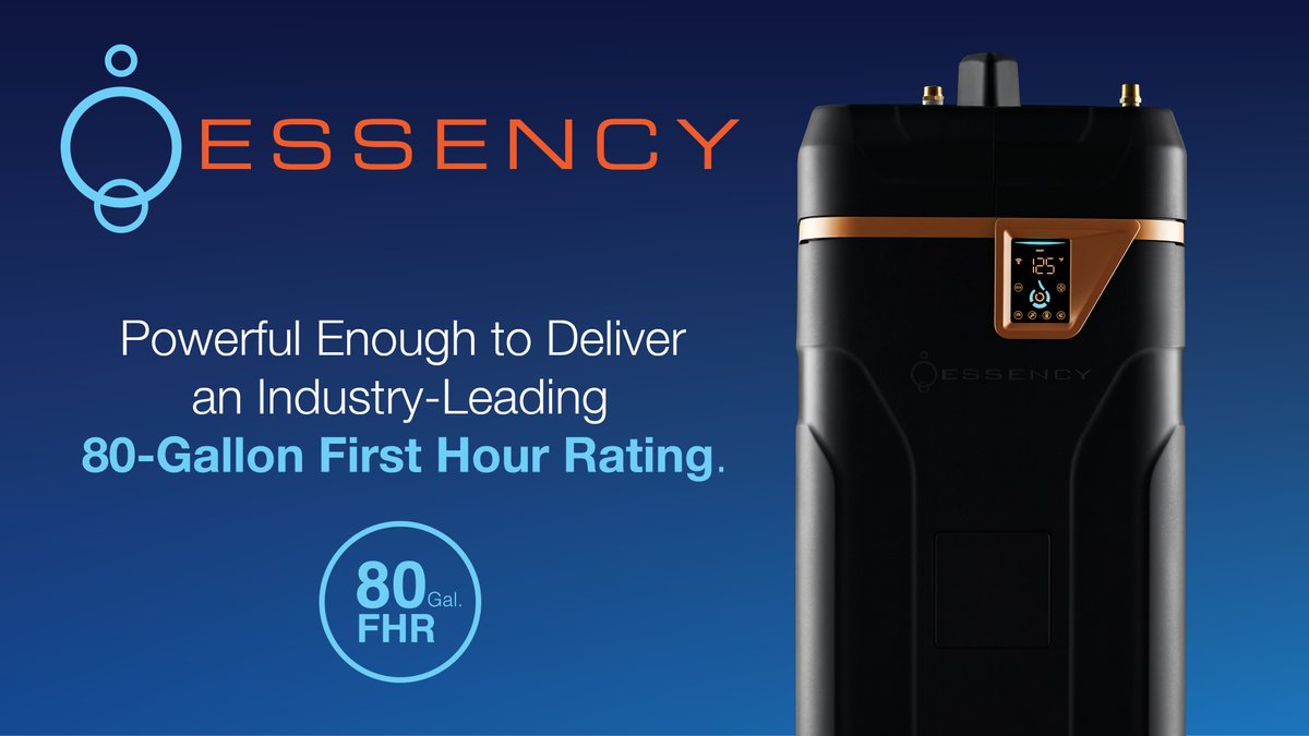 Hot water when you need it.