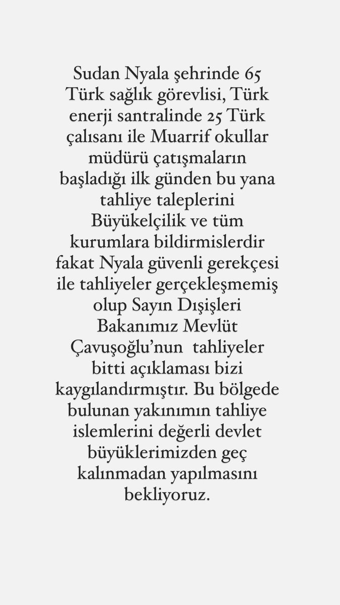 📌
<a href="/RTErdogan/">Recep Tayyip Erdoğan</a>  <a href="/MevlutCavusoglu/">Mevlüt Çavuşoğlu</a> <a href="/suleymansoylu/">Süleyman Soylu</a> <a href="/TC_Disisleri/">T.C. Dışişleri Bakanlığı</a> <a href="/TC_icisleri/">T.C. İçişleri Bakanlığı</a> @TCHartumBE