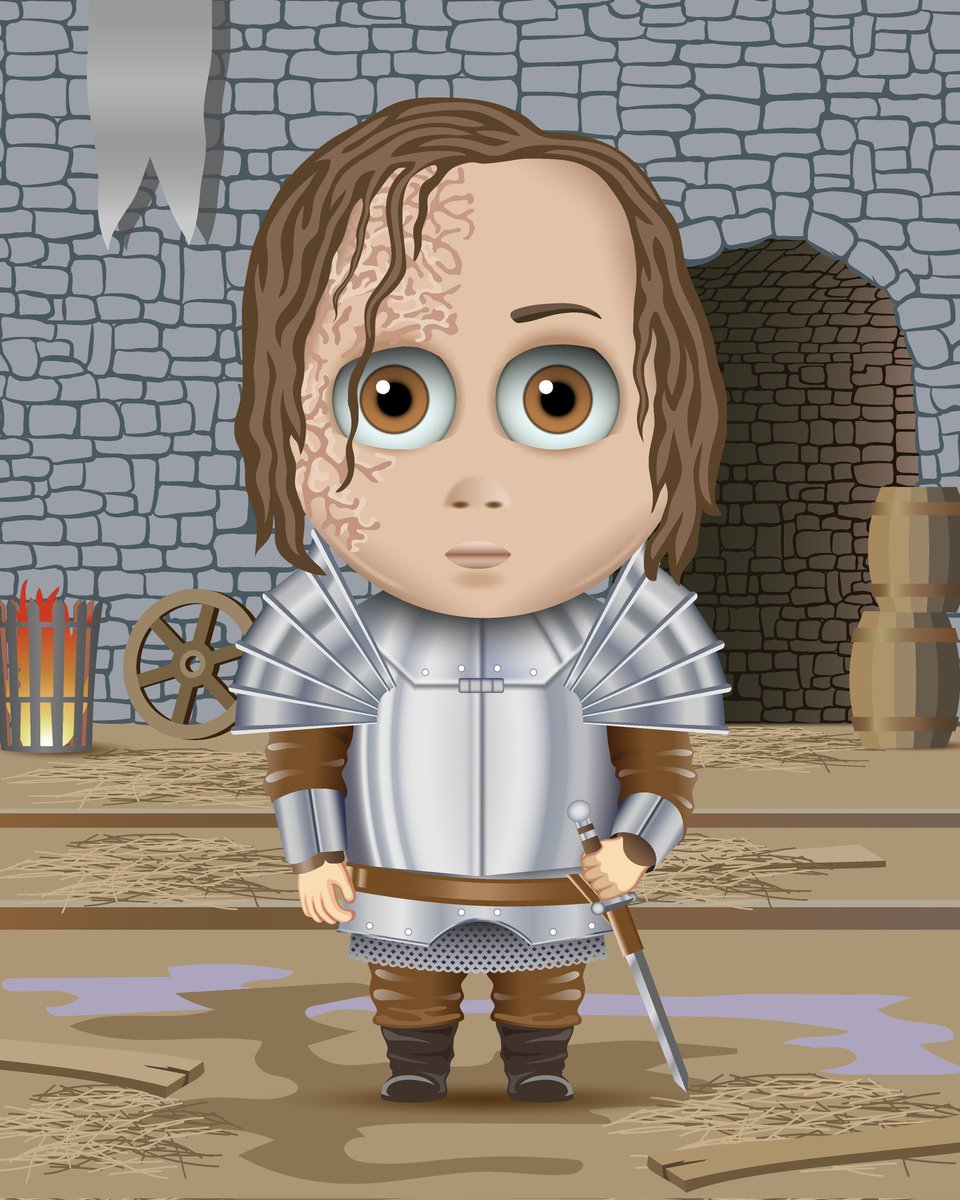 romaartua's tweet photo. Illustration of a character from Game of Thrones. Sandor Clegane. 🏰🙂
#gameofthrones #illustration #art #clegane #digitalart #personage #drawing #painting #nft #nftart https://t.co/4Reqfg25nK