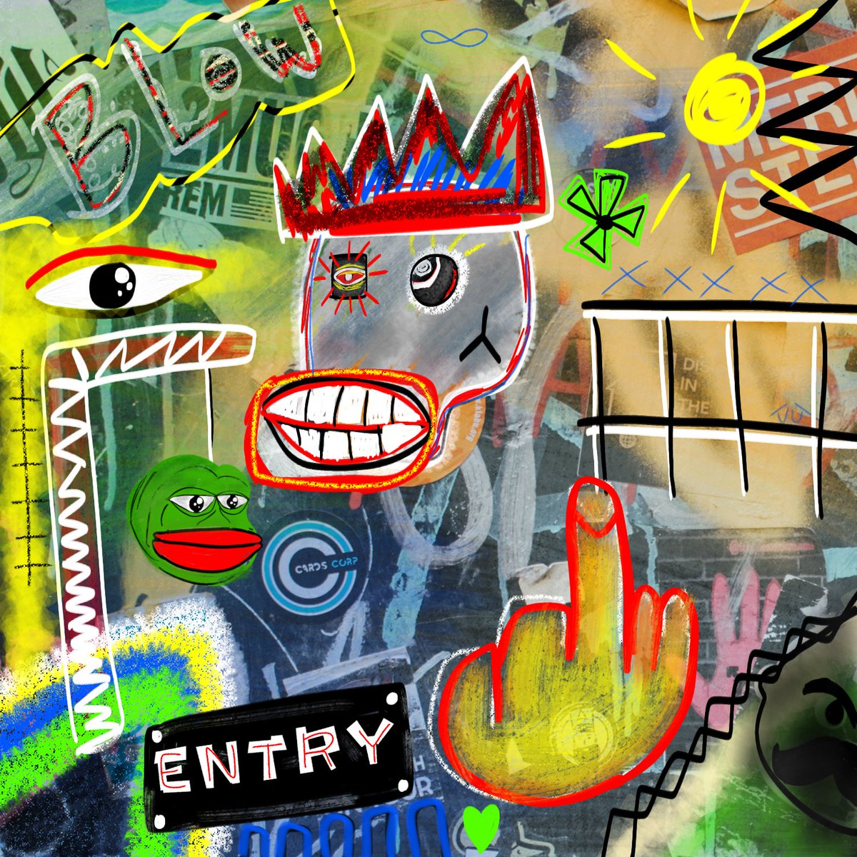 nomadix_nft's tweet photo. No Place For Selfish.
new listing at @objktcom 
1/1 artwork
5 $xtz
link : https://t.co/uMlnk1OGDD
#tezospepe #cleannft https://t.co/USdVbsBeE5