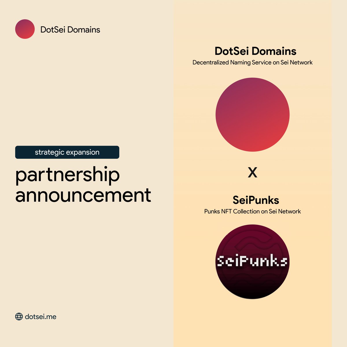 Hoist the sails, me hearties! 🚢
️
We're thrilled to announce a new partnership with @SeiPunks_NFTs 🤝

Together, we'll be raising the anchor &amp; setting sail towards the horizon of the web3 ⚓️

Don't miss out on this voyage - come aboard and join us on this exciting journey 🫡